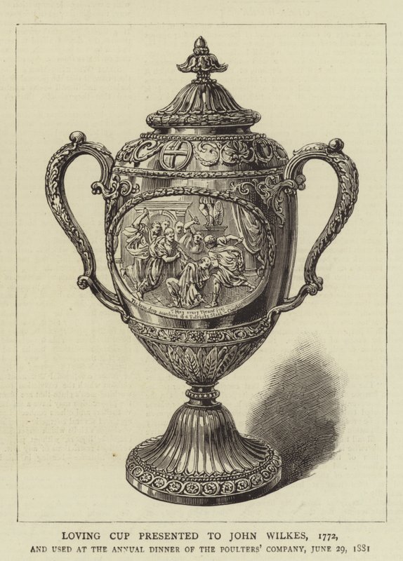 Loving Cup apresentada a John Wilkes de English School