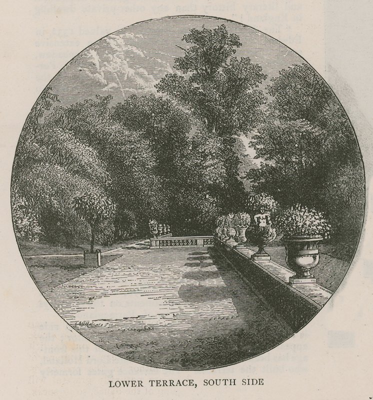 Lower terrace, lado sul, casa de Holanda de English School