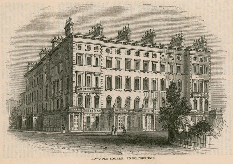 Lowndes Square, Knightsbridge, Londres de English School
