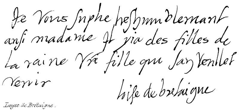 Loyse de Bretaigne de English School