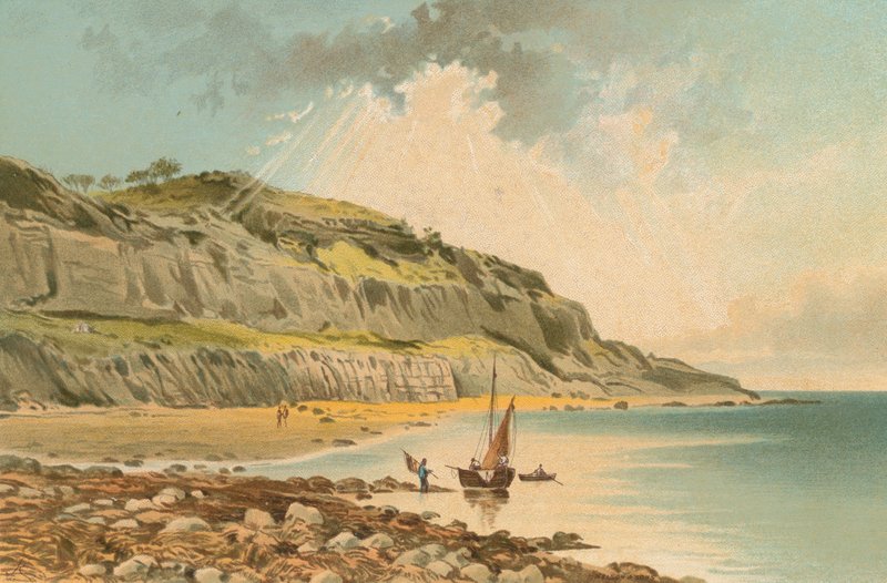 Baía de Luccombe - ilha de Wight de English School