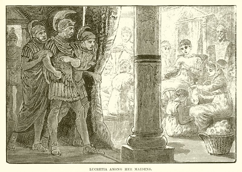 Lucretia entre suas donzelas de English School