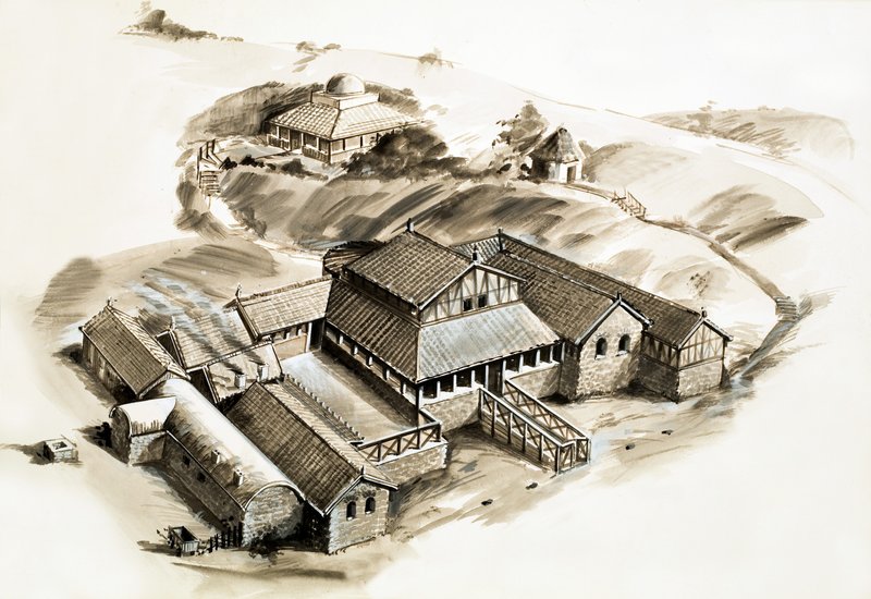 Lullingstone villa, uma villa romana de English School