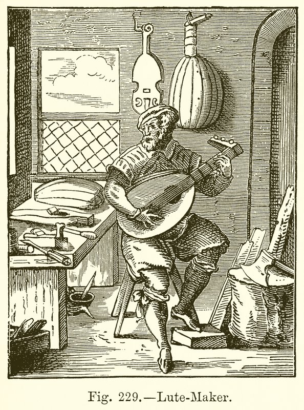 Lute Maker de English School
