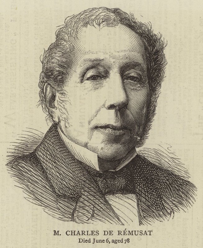 Sr. Charles de Remusat (gravura) de English School