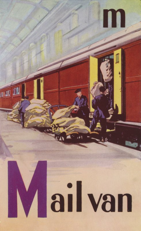 M, Carrinha de correio (cor litho) de English School