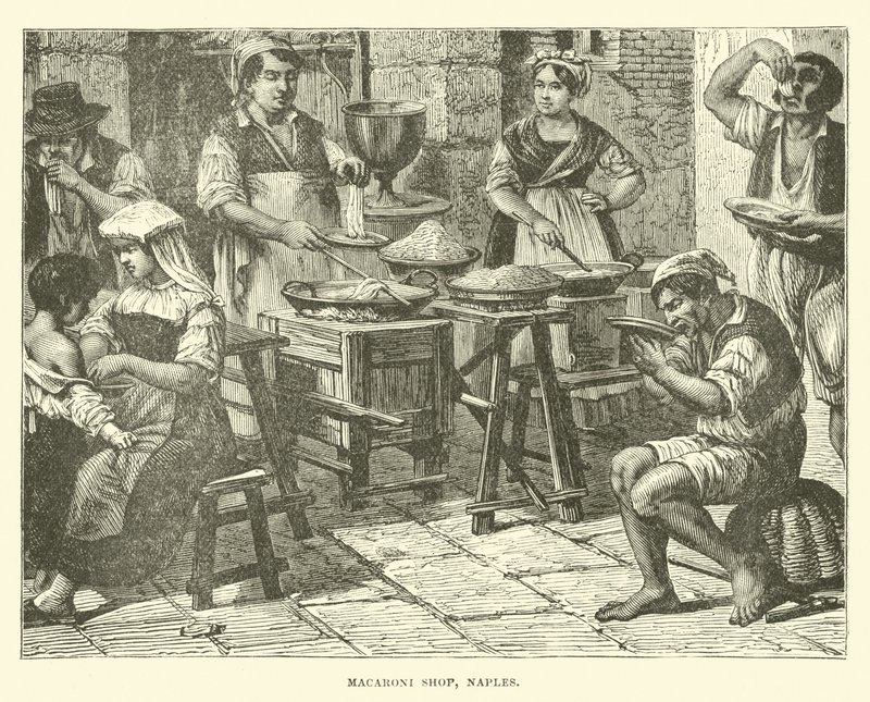 Loja de macarrão, Nápoles de English School