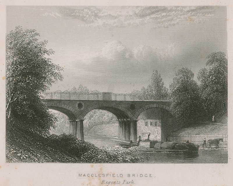 Macclesfield Bridge, Regents Park, Londres de English School