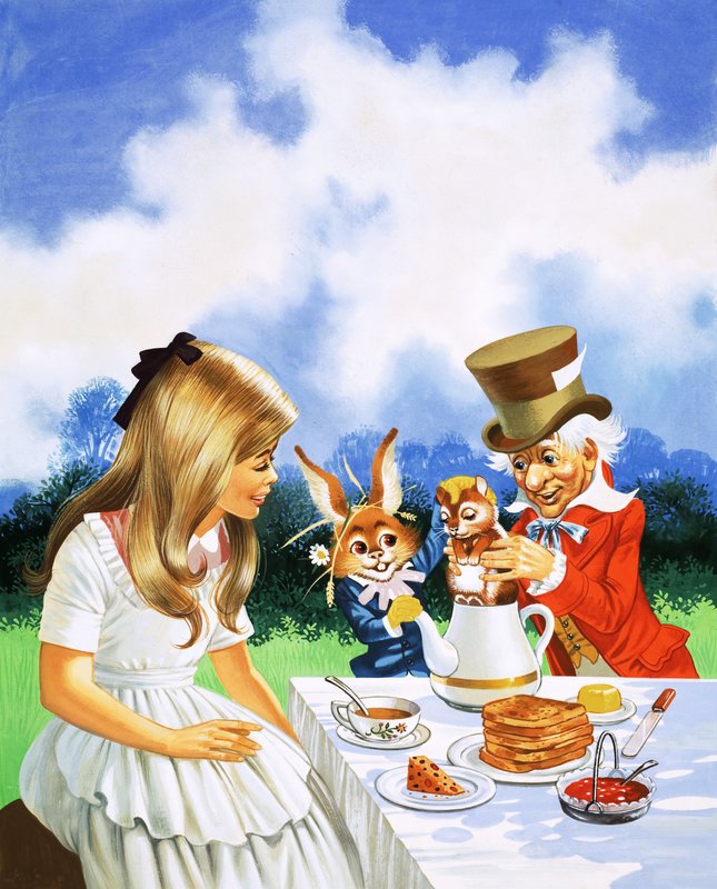 Tea party do chapeleiro louco de English School