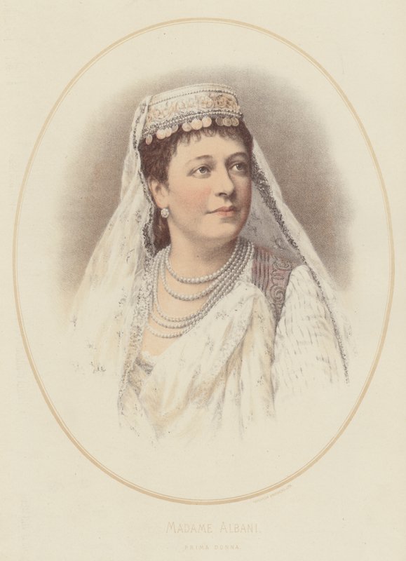 Madame Albani, Prima Donna (cor litho) de English School