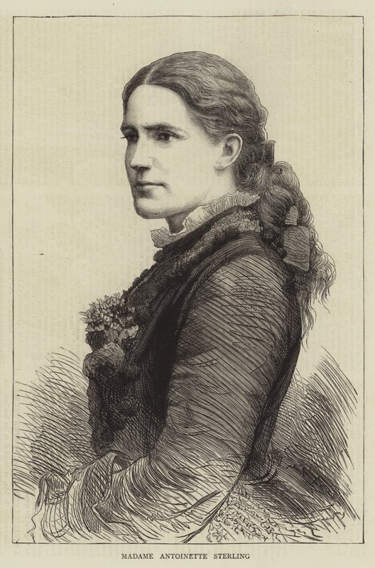 Madame Antoinette Sterling (gravura) de English School