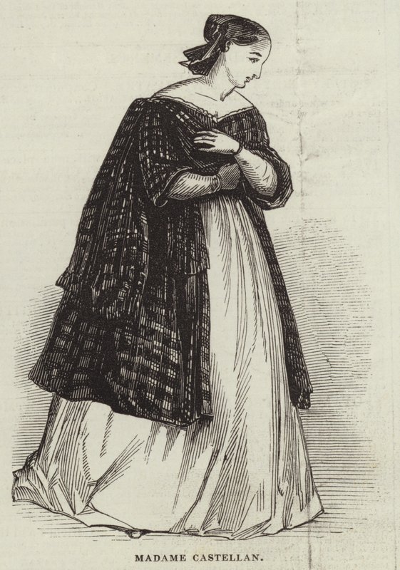 Madame Castellan (gravura) de English School