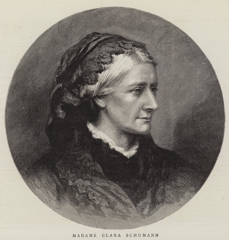 Madame Clara Schumann (gravura) de English School