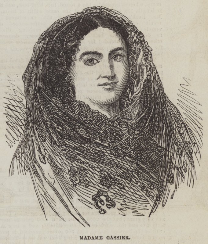 Madame Gassier (gravura) de English School