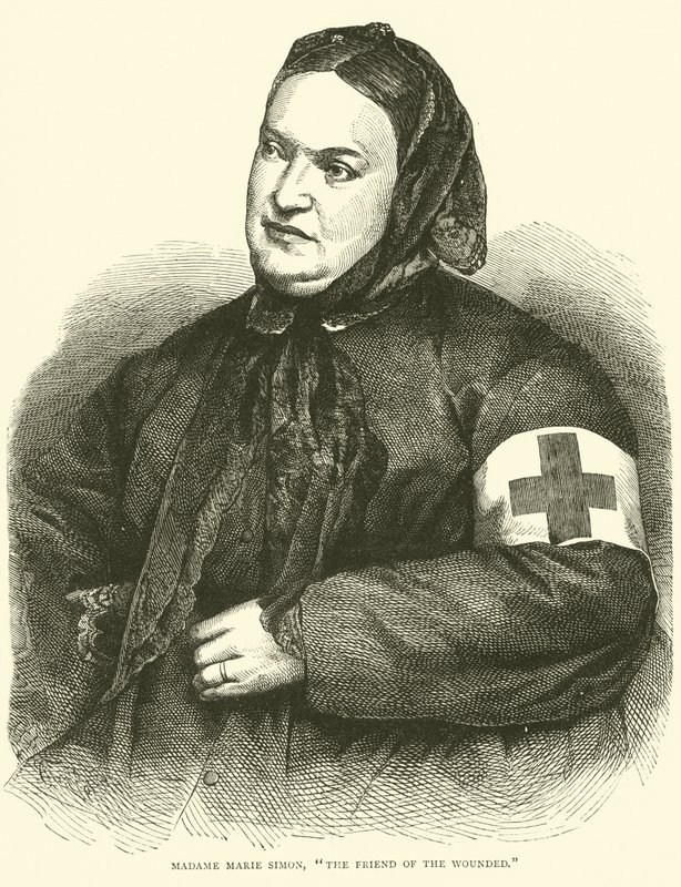 Madame Marie Simon, a amiga dos feridos, janeiro de 1871 de English School