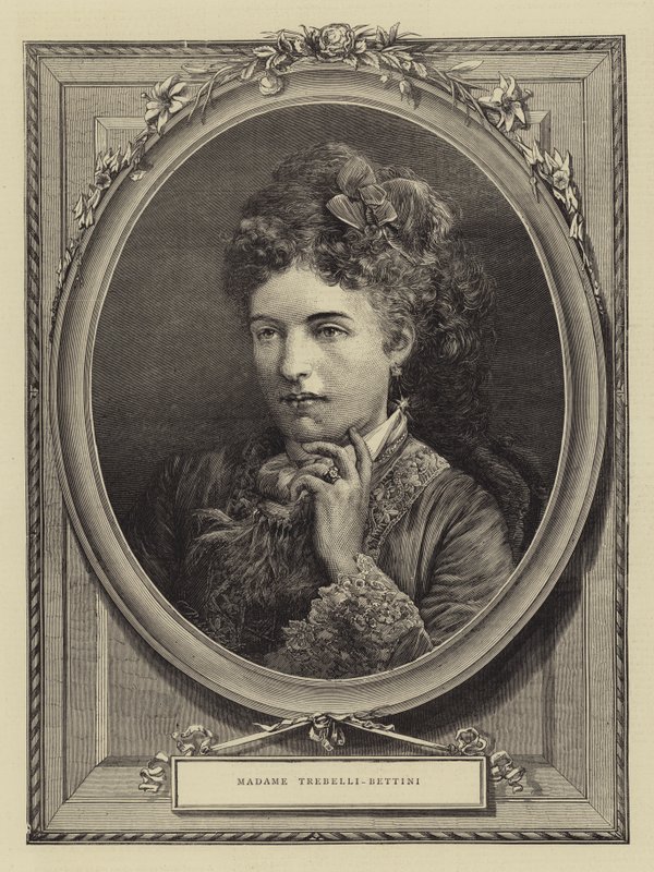 Madame Trebelli-Bettini (gravura) de English School