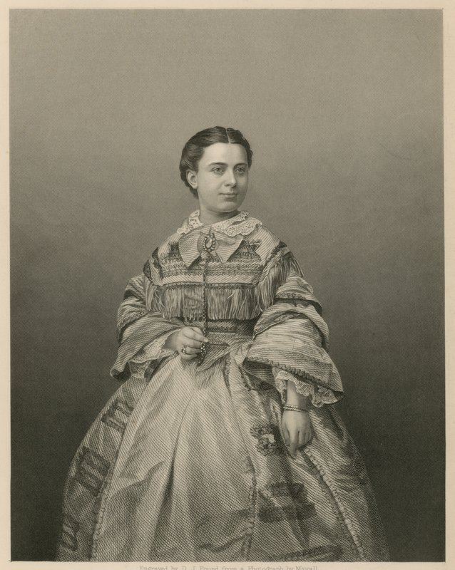 Mademoiselle Piccolomini, cantora de ópera de English School