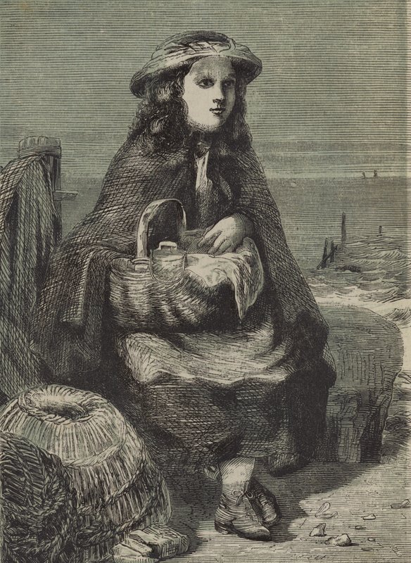 Maggie, a Filha do Pescador (gravura) de English School