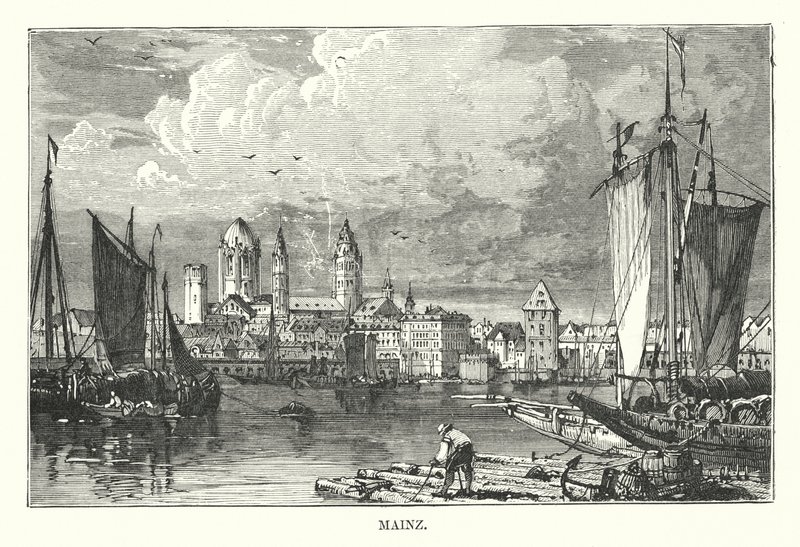 Mainz (gravura) de English School