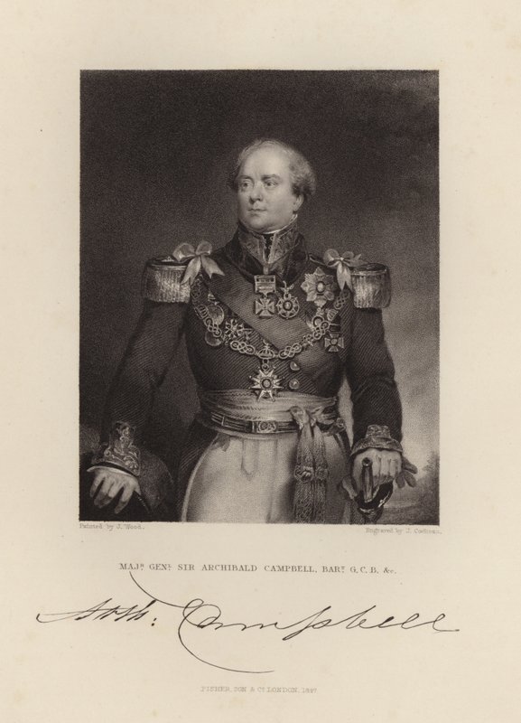 Major General Sir Archibald Campbell de English School