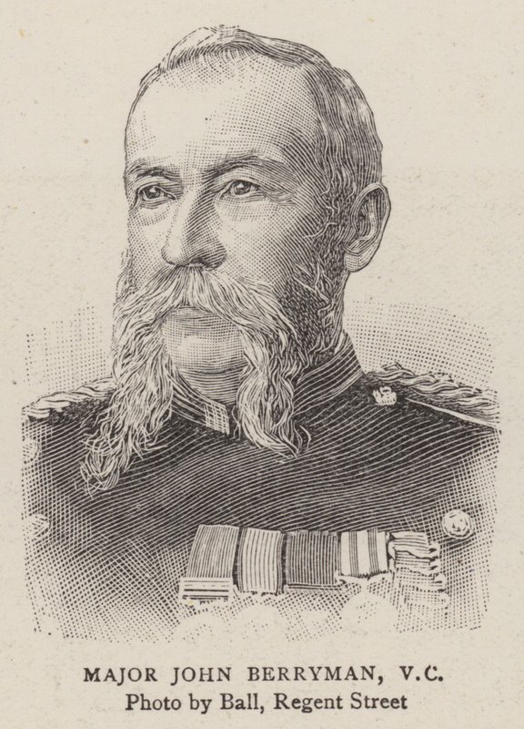 Major John Barryman, VC (gravura) de English School