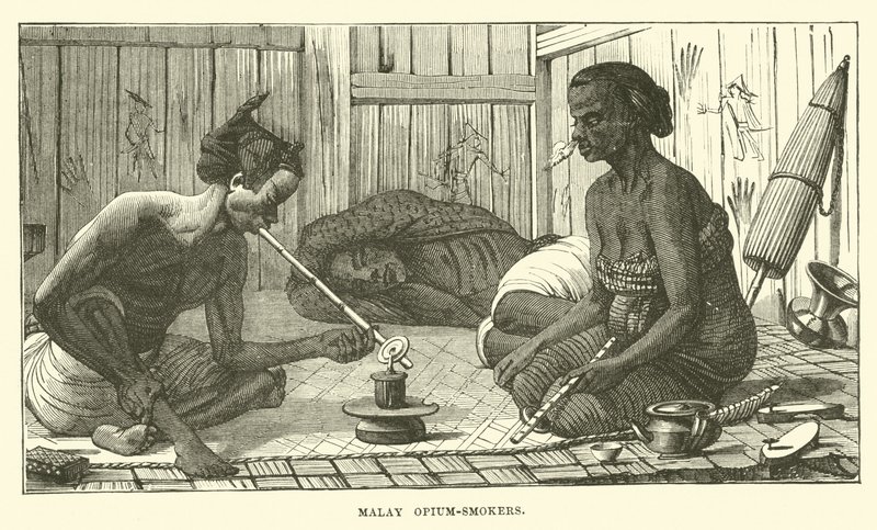 Malay Opium-fumantes de English School