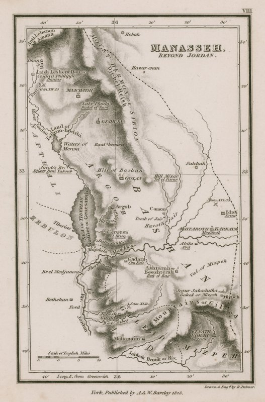 Manassés, além da Jordânia de English School
