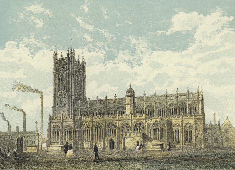 Catedral de Manchester, vista sudeste de English School