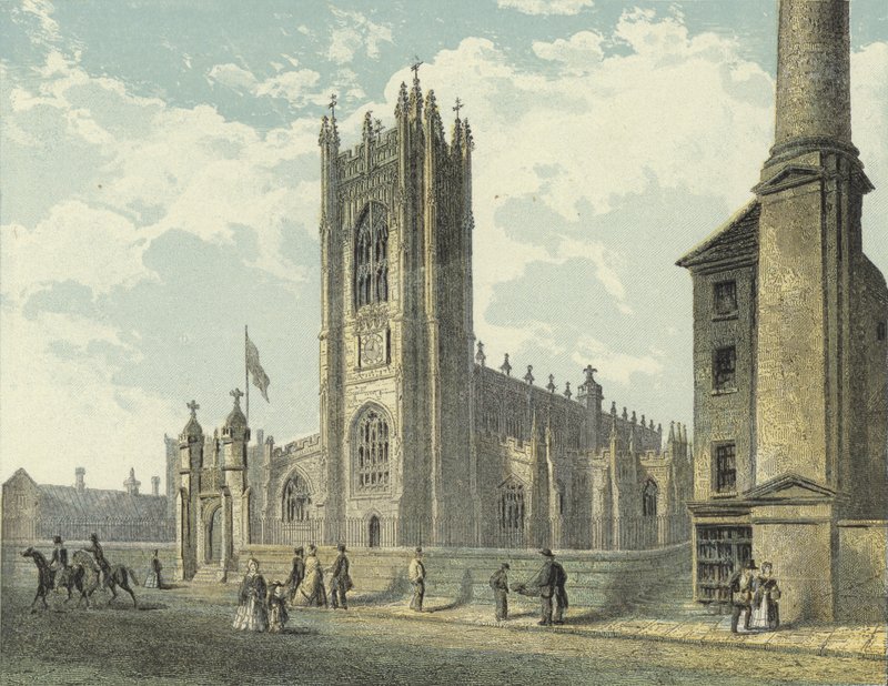 Catedral de Manchester, vista do sudoeste de English School