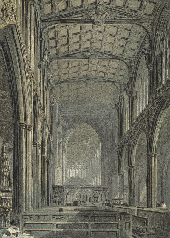 Catedral de Manchester, vista do West End da Nave de English School