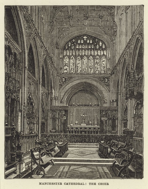 Catedral de Manchester, o coro de English School