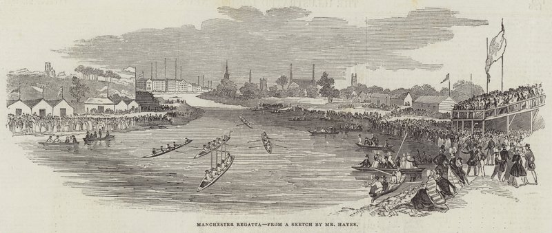 Regata de Manchester (gravura) de English School