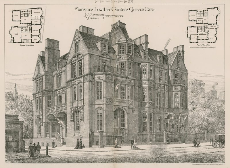 Mansões Lowther Gardens, Queens Gate, Kensington de English School
