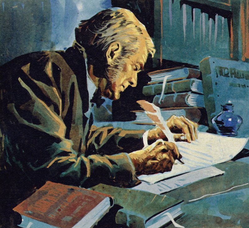 Muitos anos depois, Darwin escreveu seu livro The Origin of Species de English School
