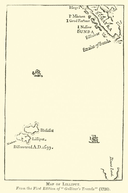 Mapa de Lilliput de English School
