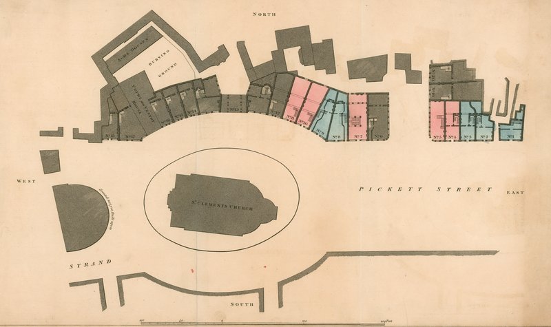Mapa de Pickett Street and The Strand, Londres de English School