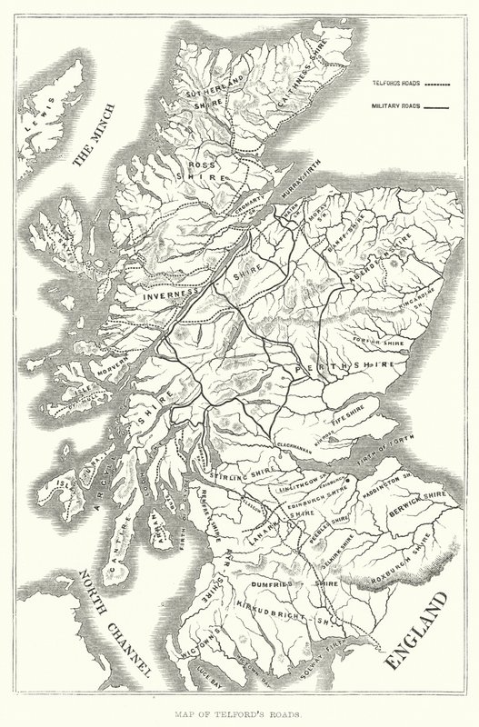 Mapa de Telford