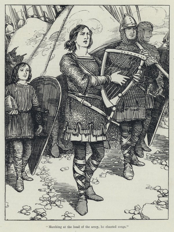"Marchando à frente do exército, ele entoava canções" de English School