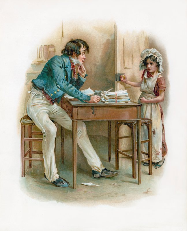 A marquesa, disse o sr. Swiveller pensativamente, "apraz-se a aproximar-se" de English School