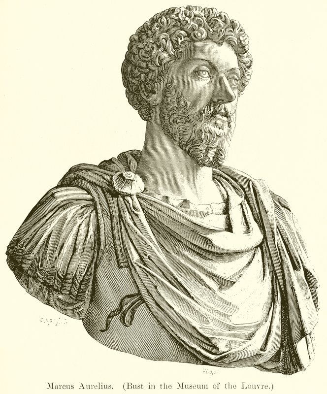 Marco Aurélio (Busto no Museu do Louvre) de English School
