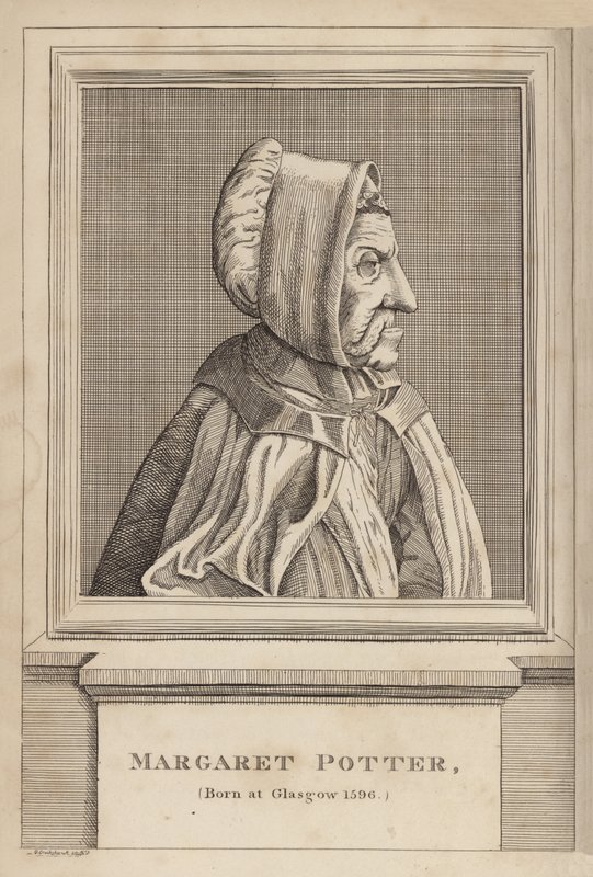 Margaret Potter, nascida em Glasgow 1596 de English School