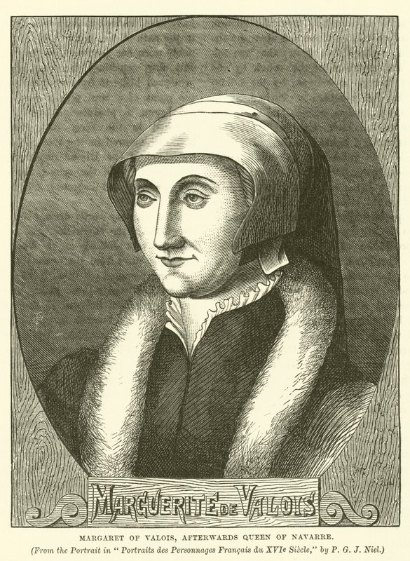 Margaret de Valois, depois Rainha de Navarra (gravura) de English School