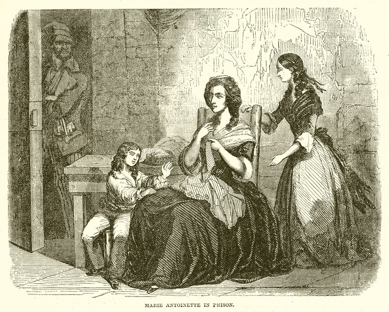 Marie Antoinette na prisão de English School