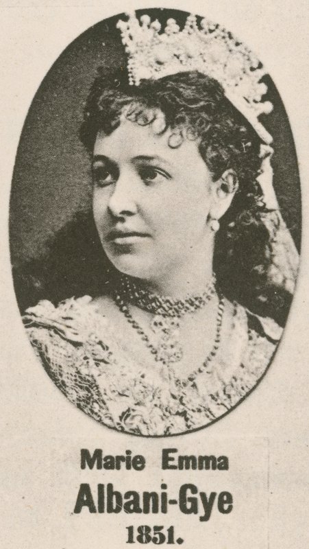 Marie Emma Albani-Gye (gravura) de English School