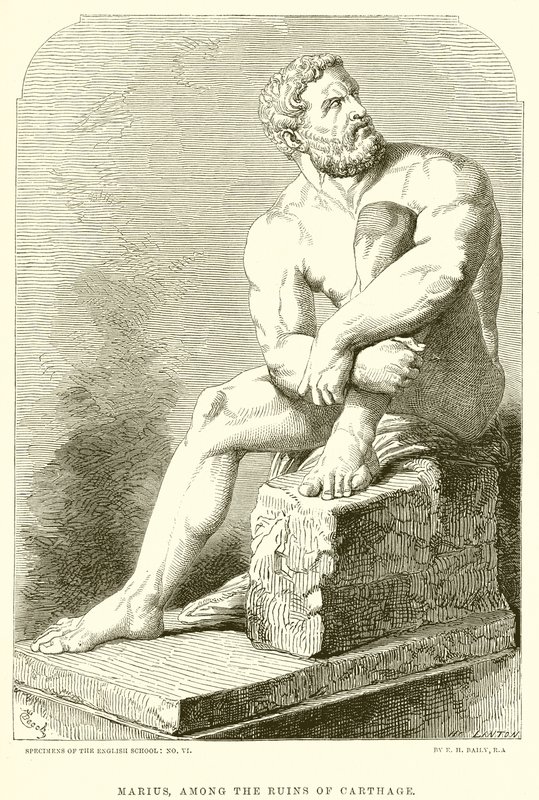 Mário, entre as Ruínas de Cartago de English School