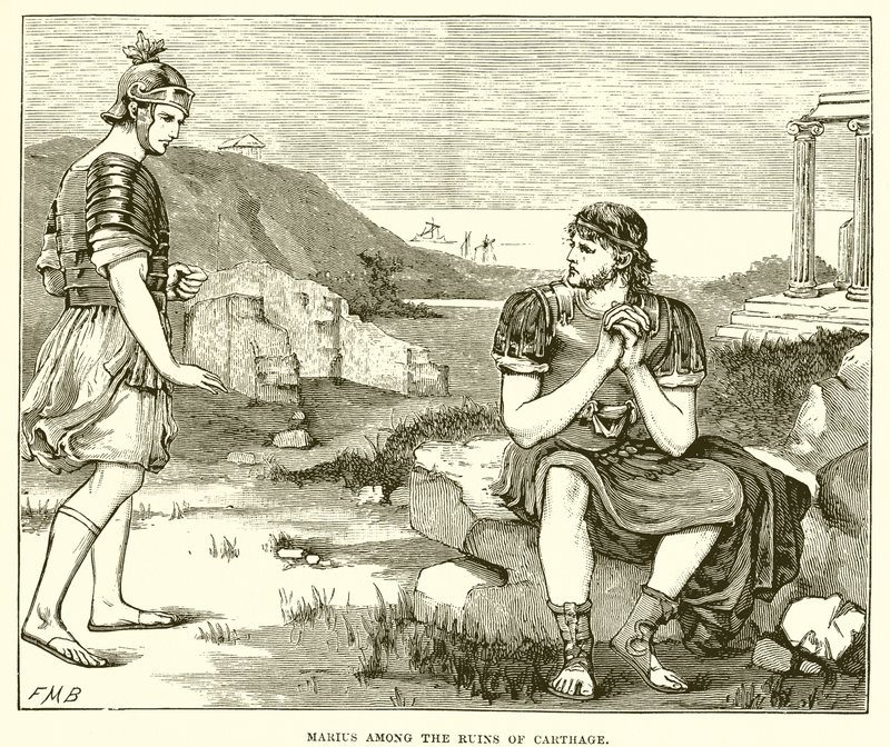 Marius entre as ruínas de Cartago de English School