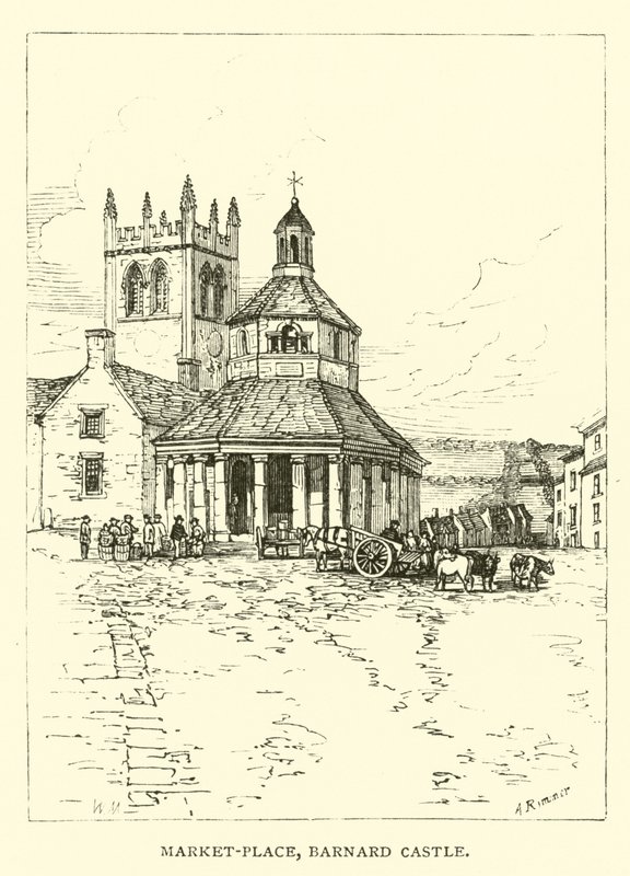 Market Place, Barnard Castle de English School