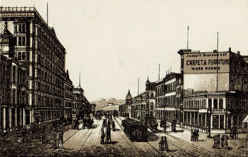 Rua Market (litho) de English School