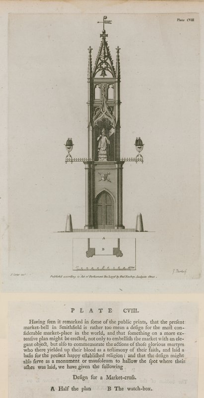 Cruz de mercado, Smithfield de English School