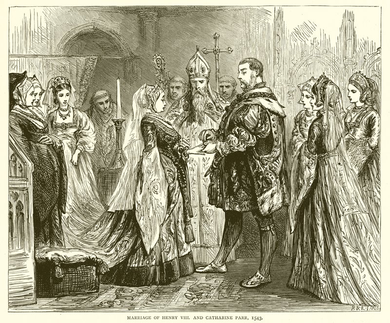 Casamento de Henrique VIII e Catharine Parr, 1543 de English School